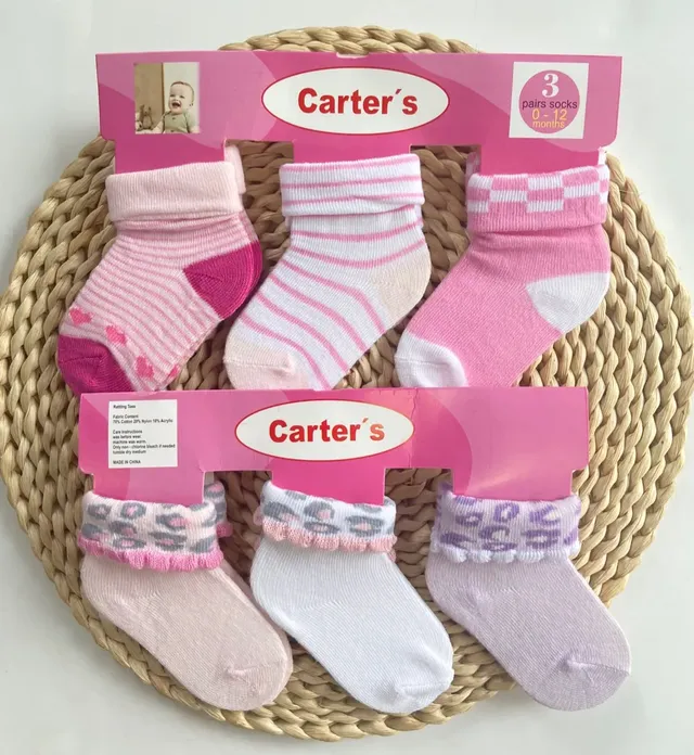 Set Medias X 3 Carter´s Niña