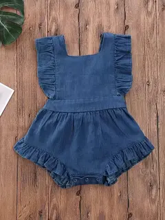 Asoleador Color Azul Para Bebé Niña