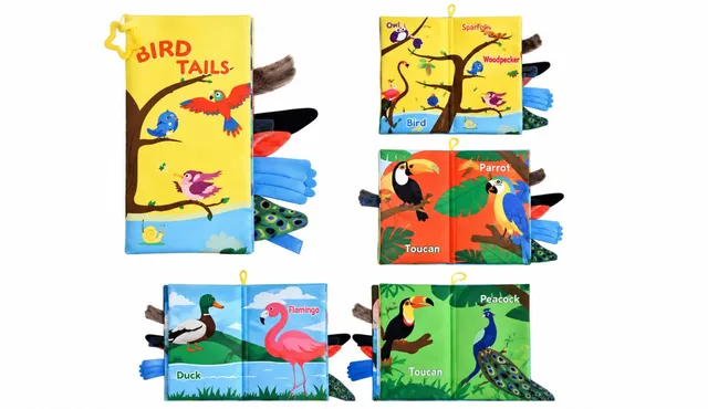 Libro Sensorial Con Sonido y Texturas, Estimulación