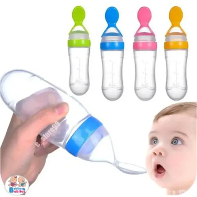 Tetero De Cuchara En Silicona Para Bebe