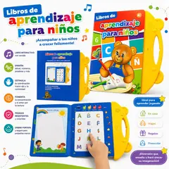 Libro Didáctico y Aprendizaje en Ingles y Español Con Sonido.