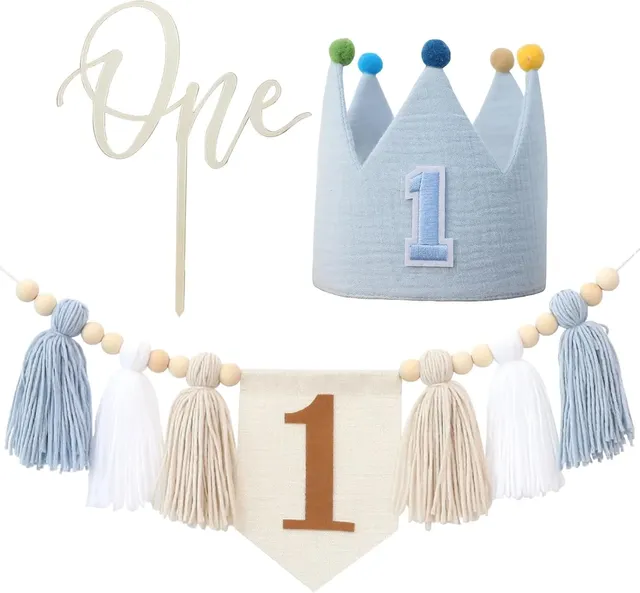 Decoración De Primer Año Para Bebé Niño