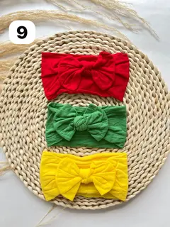 Diademas Suaves y Cómodas Set x3 Para Bebé  Niña-Varían los colores