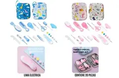 Kit Aseo 20 Piezas Con Lima Para Bebé Recién Nacido -Estuche