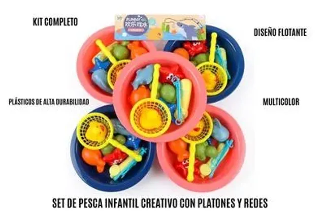 Juego De Baño Rosado y Celeste, Interactivo