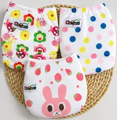 Pañal Ecológico Ajustable  Con Toalla Para Bebé Niña