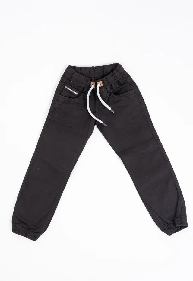 Drill jogger pantalón clásico Niño
