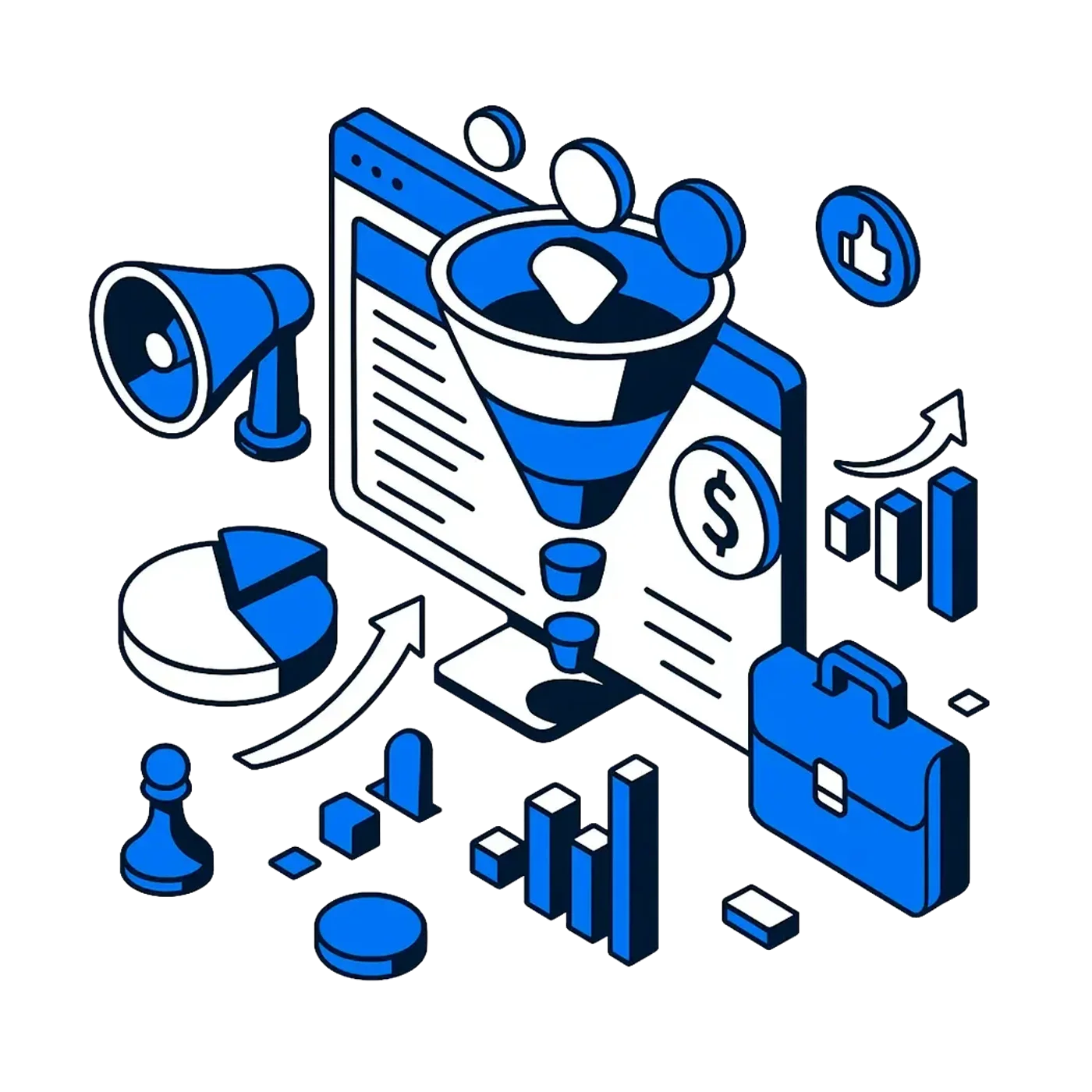 Servicio Embudos de venta + CRM
