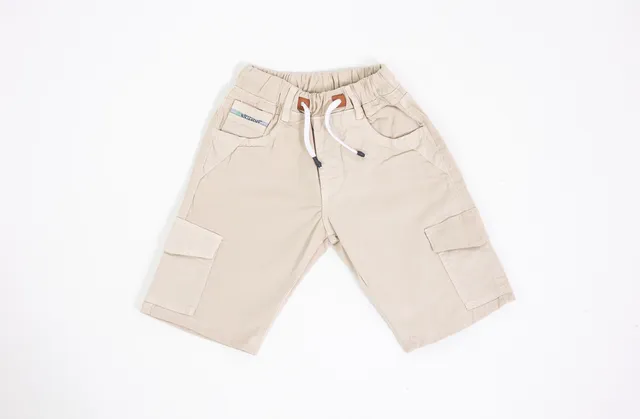Bermuda jogger cargo drill Niño