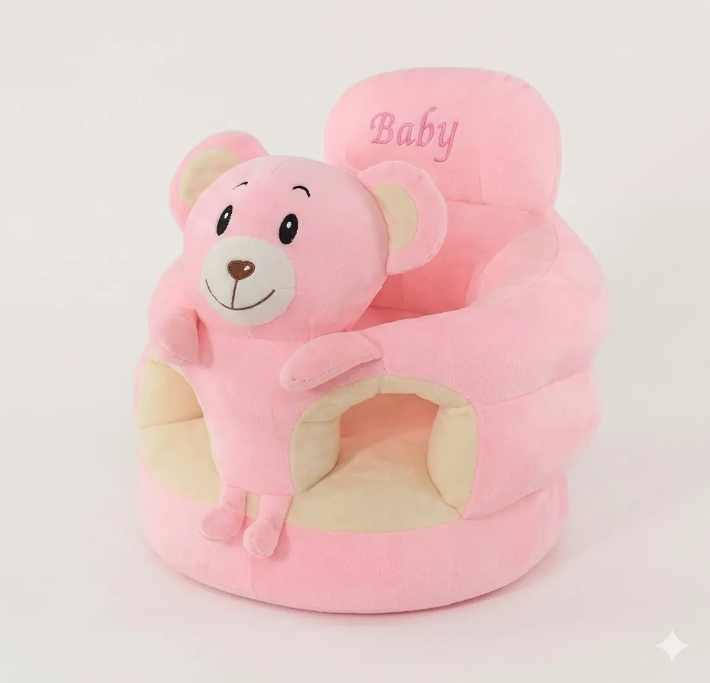 Silla Mueble Estabilizado Para Sentarse Rosado Para Bebé