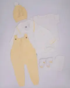 Set de Primer Dia en Hilo Antialérgico Para Bebes RN
