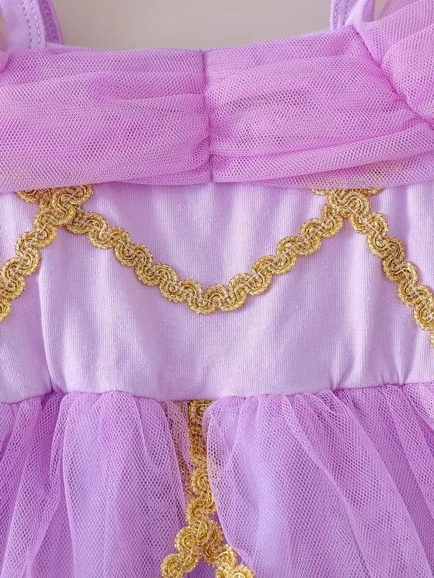 Disfraz De Princesa Color Lila Para Bebé, vista 2