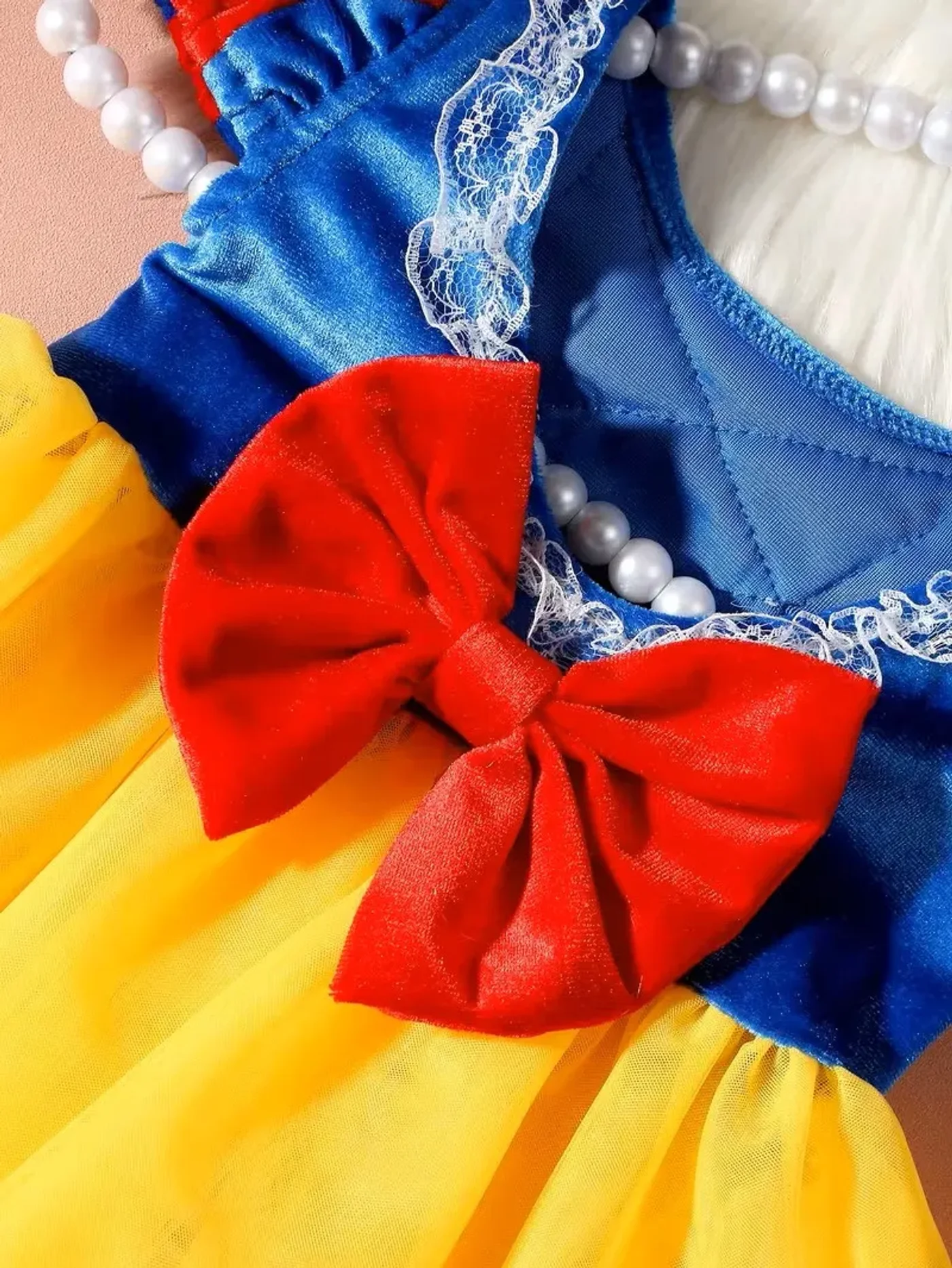 Disfraz De Blancanieves Con Diadema Para Bebé, vista 2
