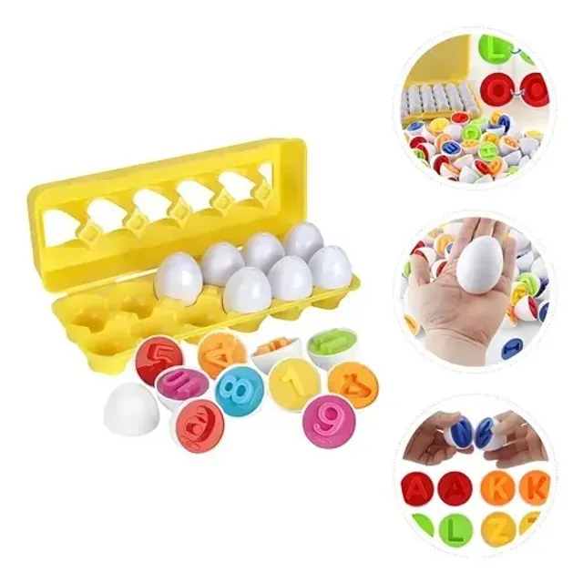 Juego Didáctico de Huevos Para Bebés