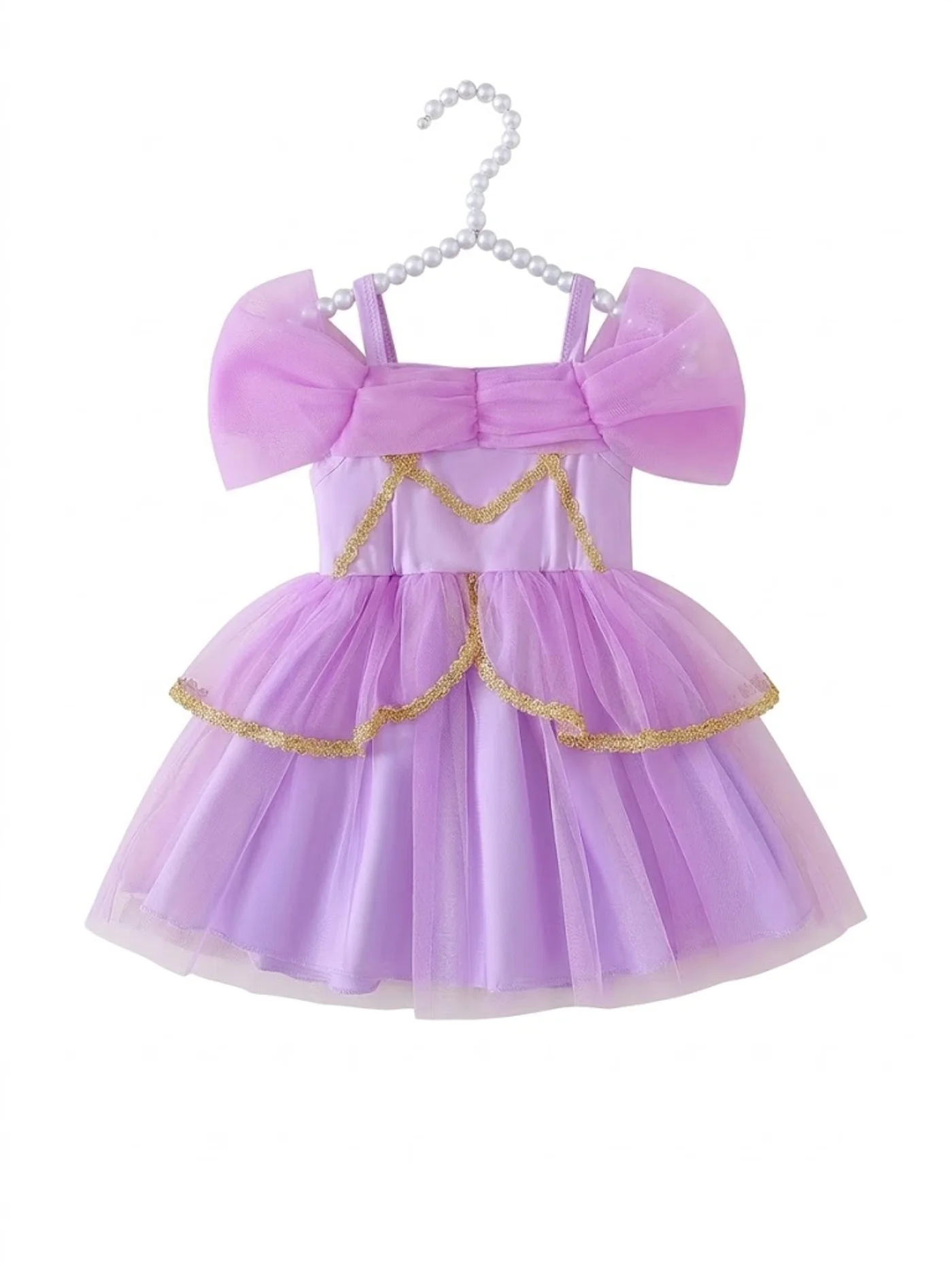 Disfraz De Princesa Color Lila Para Bebé