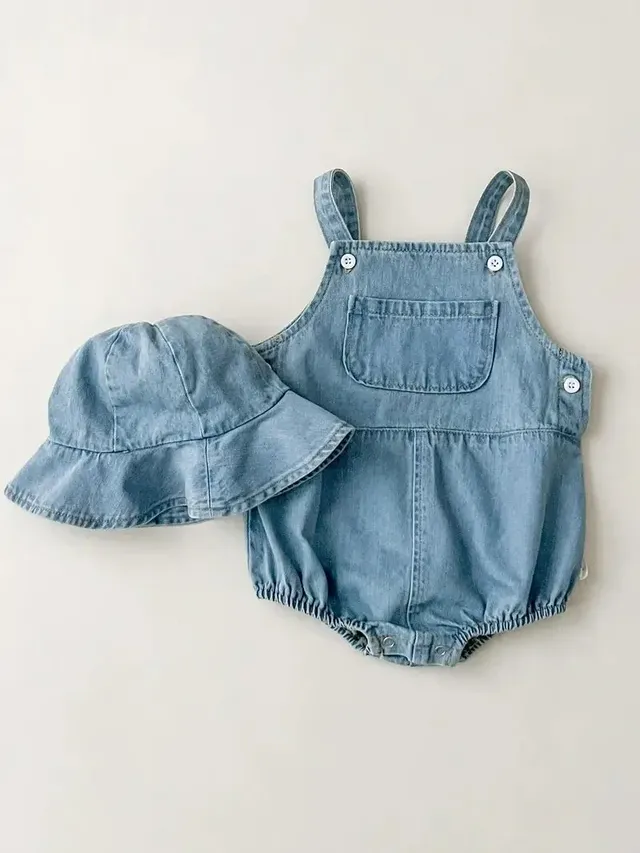 Asoleador En Jeans Con Pava Unixes