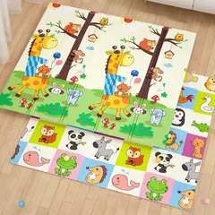 Tapete Plegable Extra Grande 180*200 para Gateo de Bebé