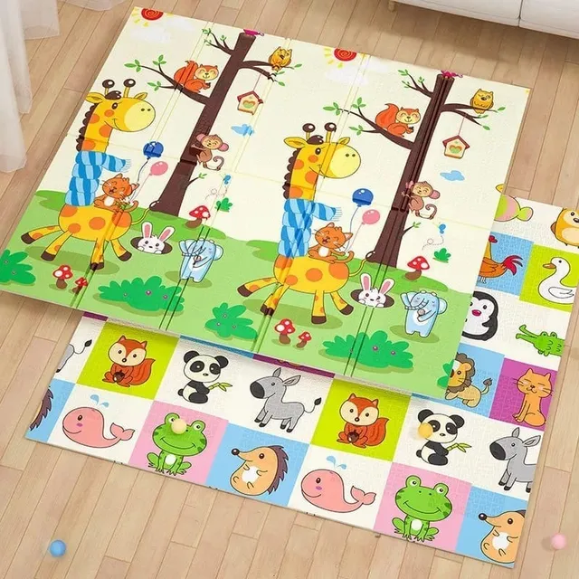 Tapete Plegable Extra Grande 180*200 para Gateo de Bebé