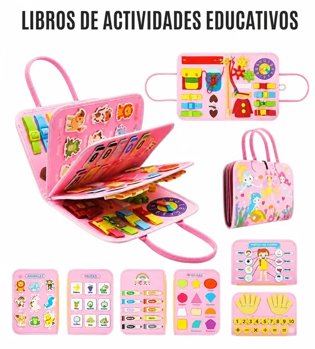 Libro Montessori, Educativo, Desarrolla Actividades Básicas.