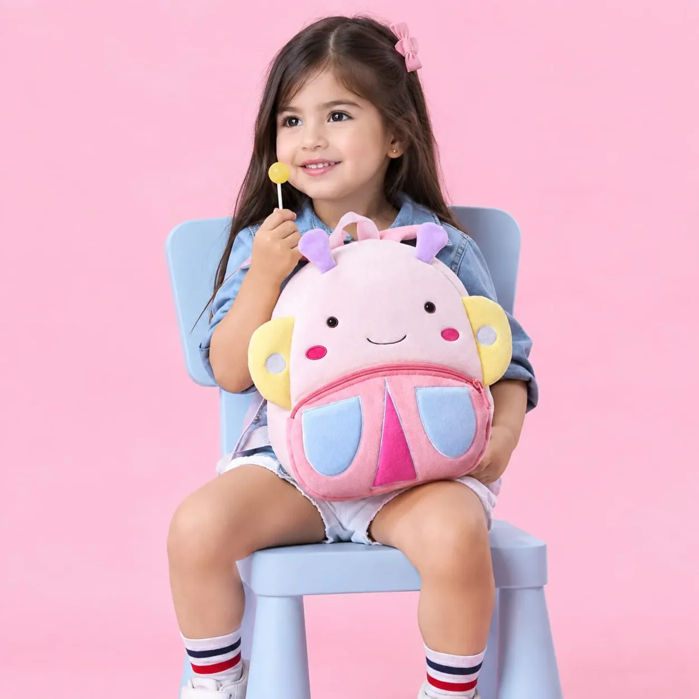 Bolso De Mariquita Color Rosado