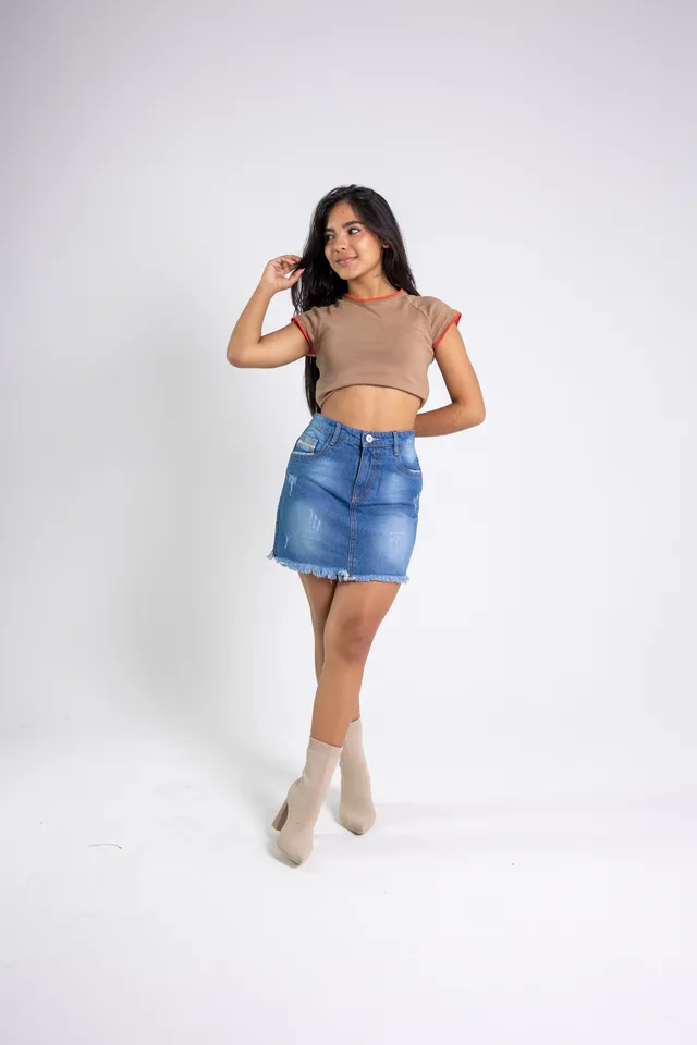 Falda de Jean Ref 672