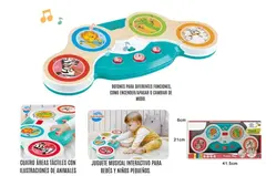 Juguete de Tambor Musical y Interactivo Para Bebés y Niños