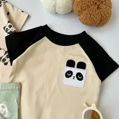 Romper`s Set x3 Para Niño Diseños Variados De Pandas